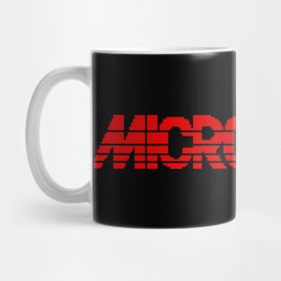 Retro Computer Games Microprose Logo Pixellated Mug